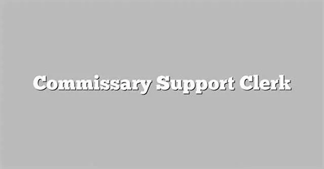 Commissary Support Clerk job opening at Defense Commissary Agency