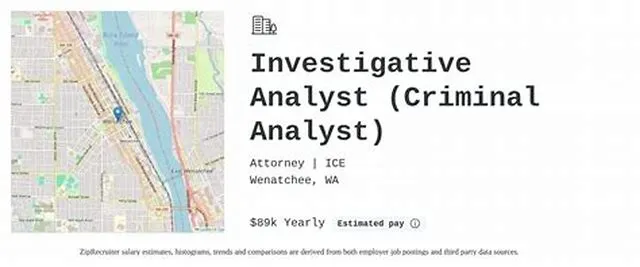 Investigative Analyst (Criminal Analyst) job opening at Department Of Homeland Security - Agency Wide
