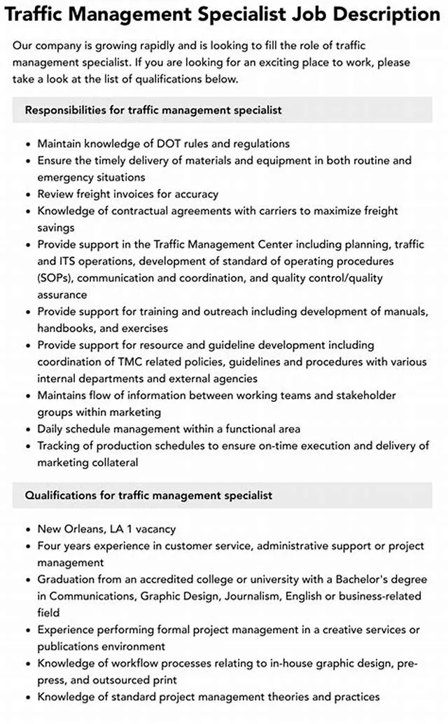 Traffic Management Specialist (Title 32) job opening at Air National Guard Units