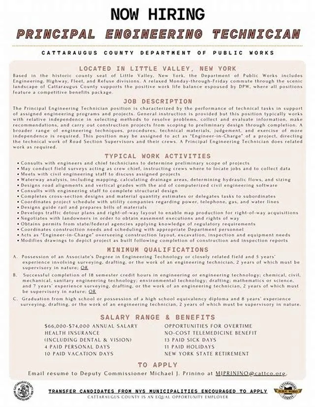 Public Notice For Engineering Technician (Direct Hire) job opening at Federal Aviation Administration