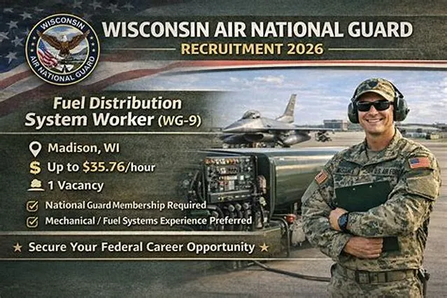 Fuel Distribution System Worker - Title 32 job opening at Air National Guard Units