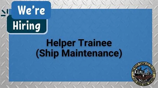 Helper Trainee (Ship Maintenance) job opening at U.S. Pacific Fleet