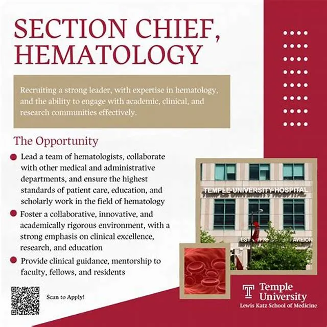 Physician - Hematology Section Chief job opening at Veterans Health Administration