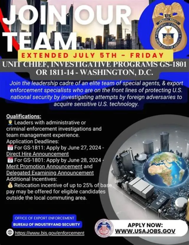 Supervisory Criminal Investigator (Chief Of Police) job opening at Interior, Bureau Of Indian Affairs