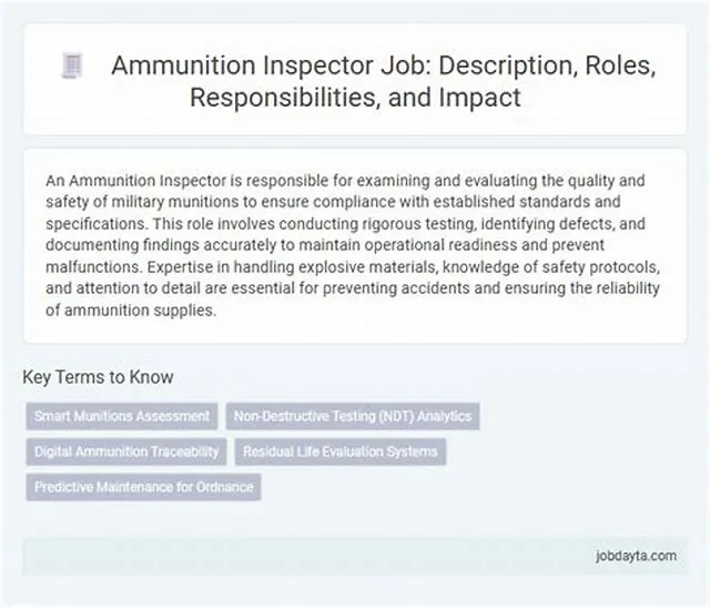 AMMUNITION INSPECTOR (Temporary, T32)