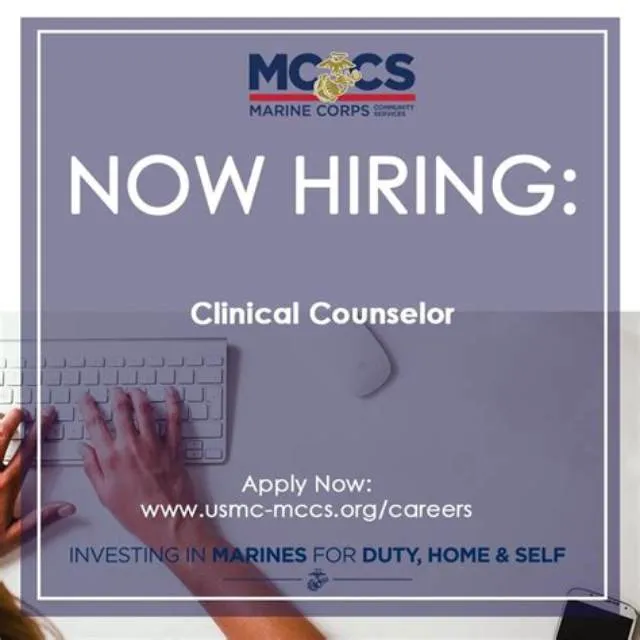 Clinical Counselor Nf4 (Family Advocacy) - Tier Ii/Iii (With $15k Hiring Incentive) job opening at U.S. Marine Corps