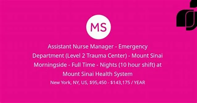 Assistant Nurse Manager - Emergency Department