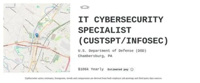 It Specialist (Custspt) job opening at Air National Guard Units