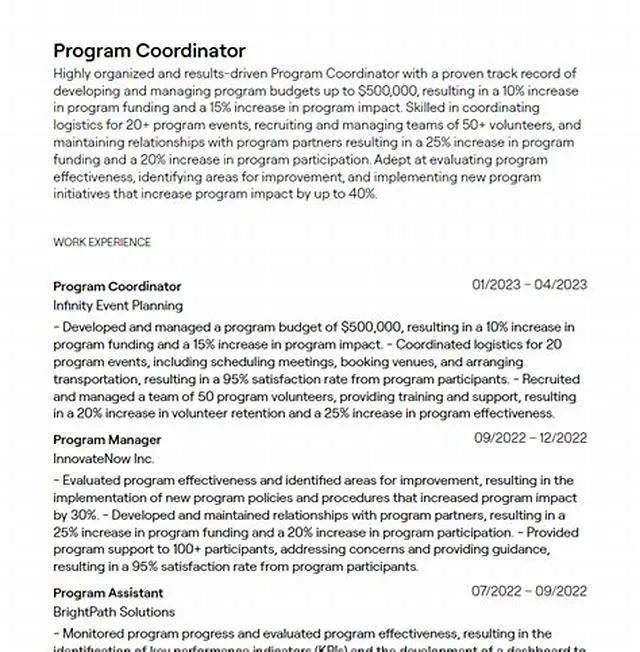 Unit Program Coordinator job opening at Military Treatment Facilities Under Dha