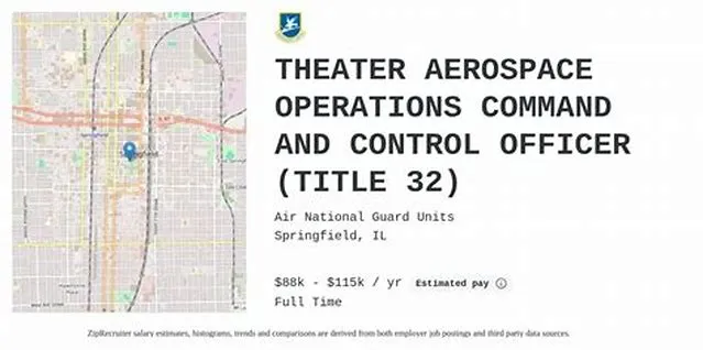 Theater Aerospace Operations Command And Control Specialist (Title 32) job opening at Air National Guard Units