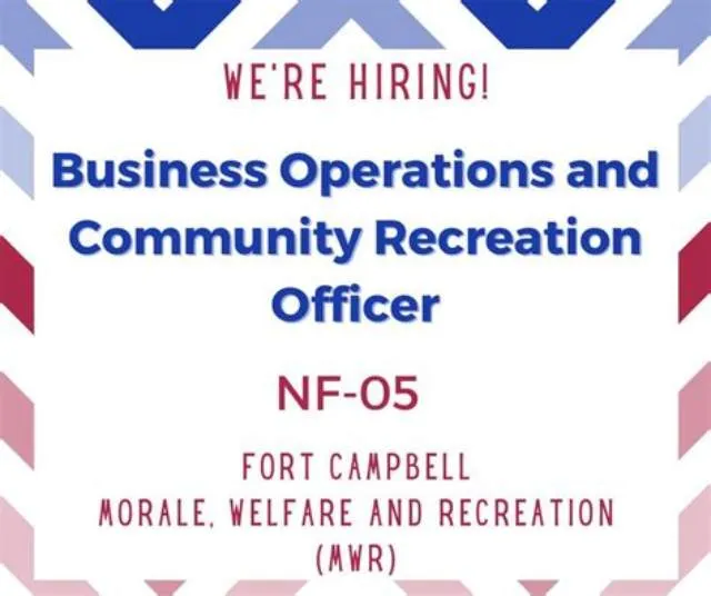 Community Recreation Officer Nf-05 job opening at United States Army Installation Management Command