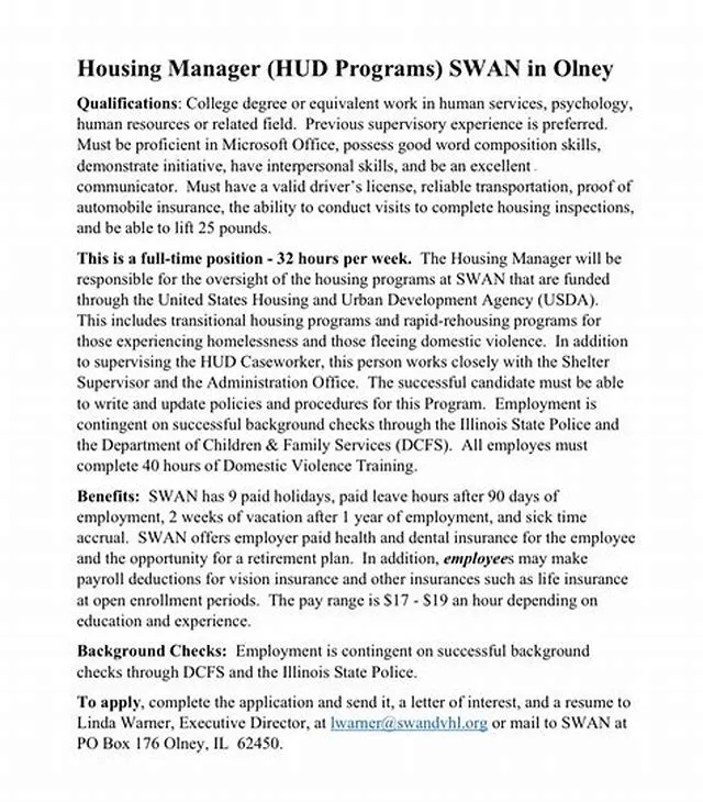 Supervisory Housing Manager job opening at United States Army Installation Management Command