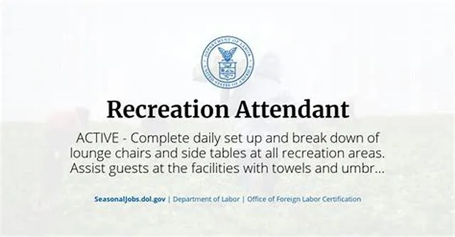 Recreation Attendant Nf1 job opening at U.S. Marine Corps