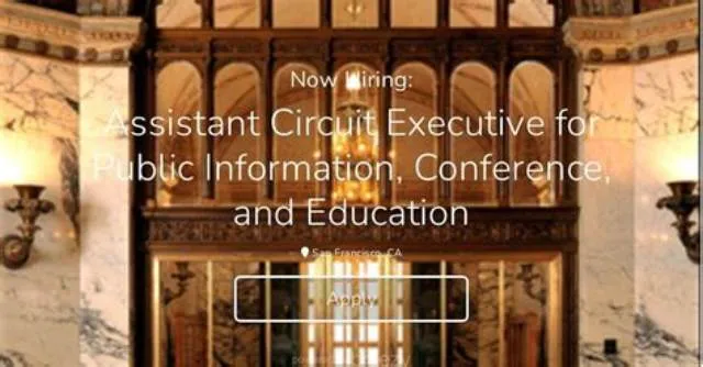 Circuit Executive job opening at U.S. Courts