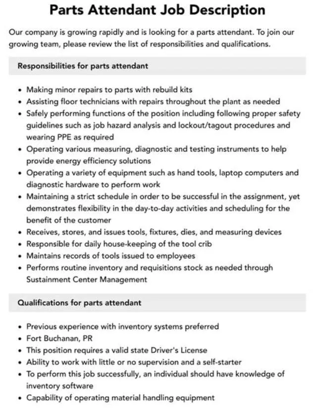 Tools And Parts Attendant Supversior job opening at Army National Guard Units