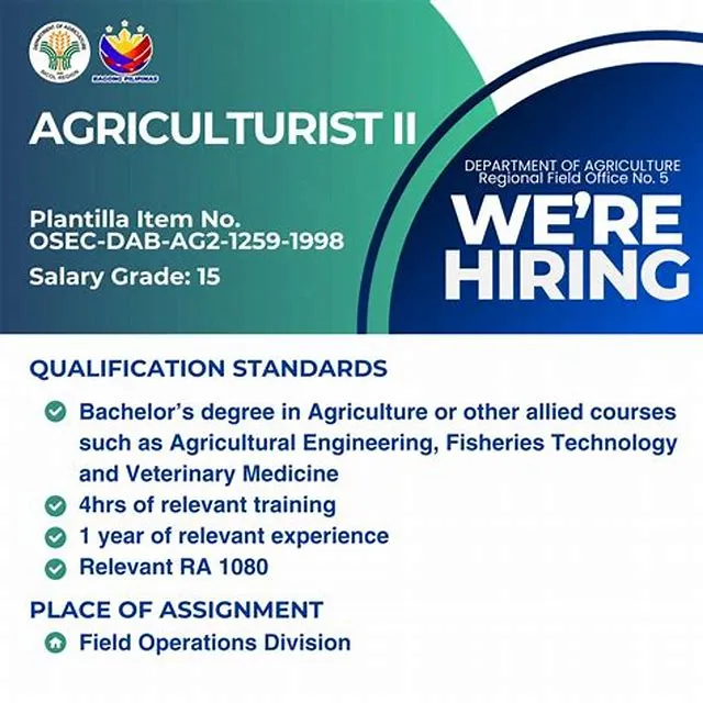 Agriculturist (State Operations Coordinator) job opening at Animal And Plant Health Inspection Service