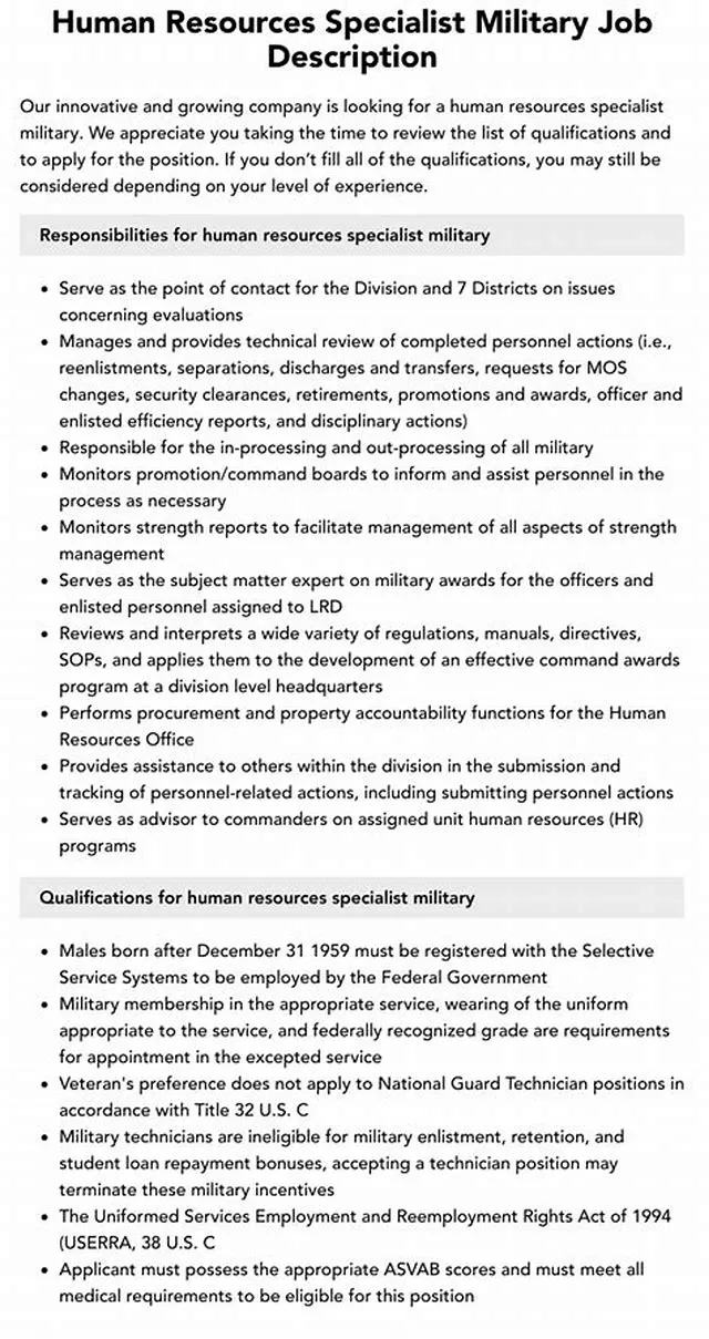 Human Resources Specialist (Military) T32 job opening at Air National Guard Units