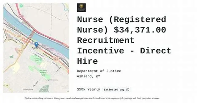 Nurse (Registered Nurse) Recruitment Incentive - Direct Hire job opening at Bureau Of Prisons/Federal Prison System