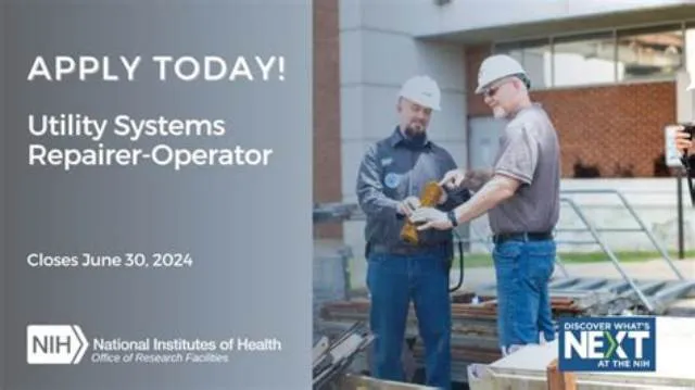Utility Systems Repairer-Opera job opening at Veterans Health Administration