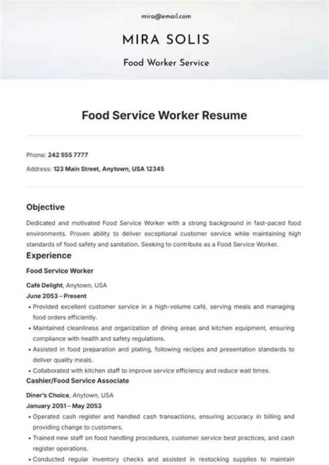 Food Service Worker A03 (Updated Resume Requirement As Of 8/14/2026) job opening at U.S. Marine Corps
