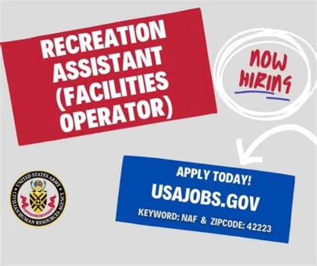 Recreation Assistant (Facilities Operator) Nf-02 job opening at United States Army Installation Management Command