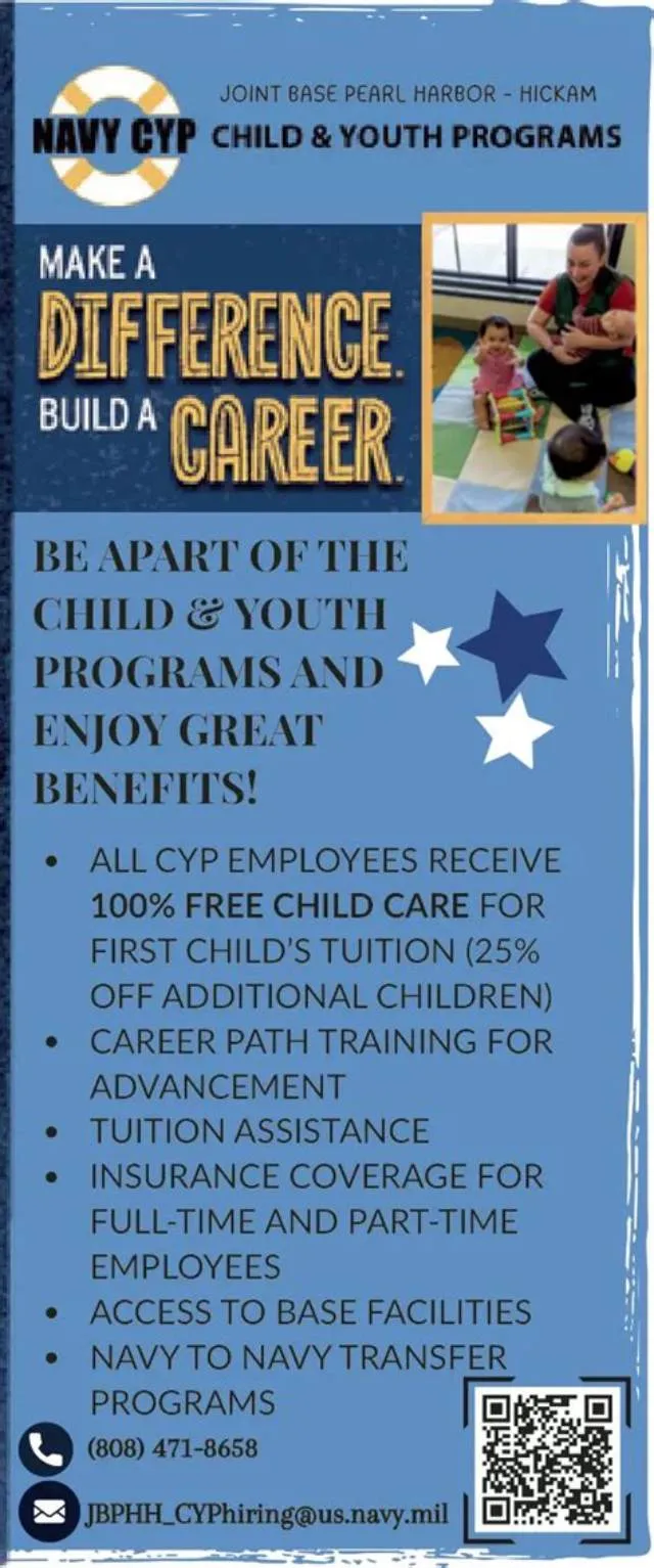 Cyp Child And Youth Program Assistant (Multi-Level) job opening at Commander, Navy Installations Command