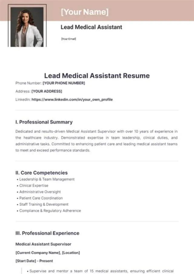 Lead Medical Support Assistant job opening at Veterans Health Administration