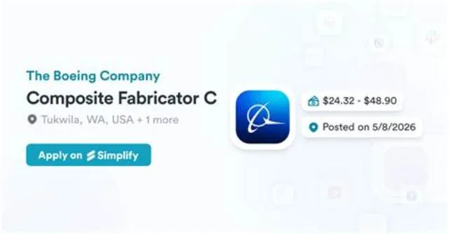 Composite Fabricator Leader -Title 32 job opening at Air National Guard Units