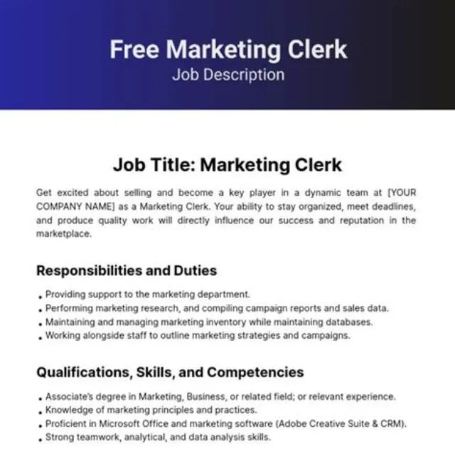 Marketing Clerk (Mvo) job opening at Air Combat Command