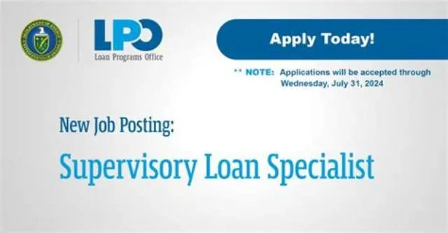 Supervisory Loan Specialist job opening at Small Business Administration