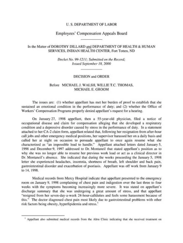 Employees' Compensation Appeals Board Publications Editor job opening at Office Of The Secretary Of Labor