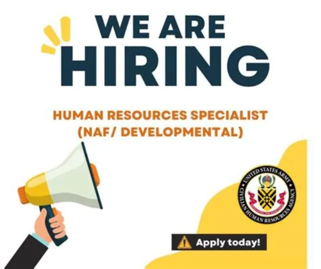 Lead Human Resources Specialist (Naf), Nf-04 job opening at United States Army Installation Management Command