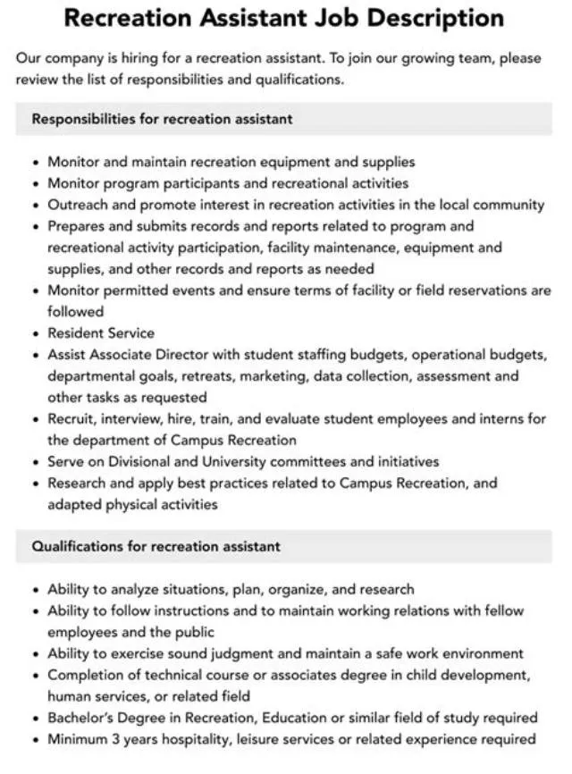 Recreation Assistant - Community Rec job opening at Commander, Navy Installations Command