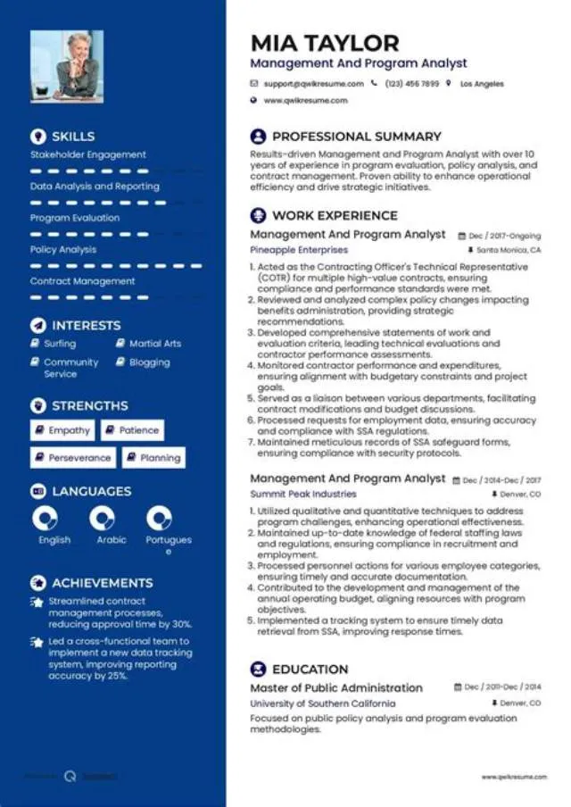 Management And Program Analyst (Contract Manager) job opening at Army Transportation