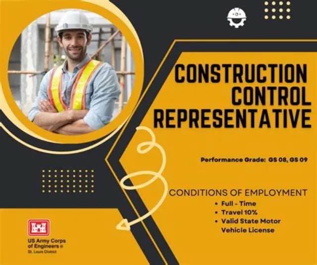 Construction Control Representative job opening at U.S. Army Corps Of Engineers