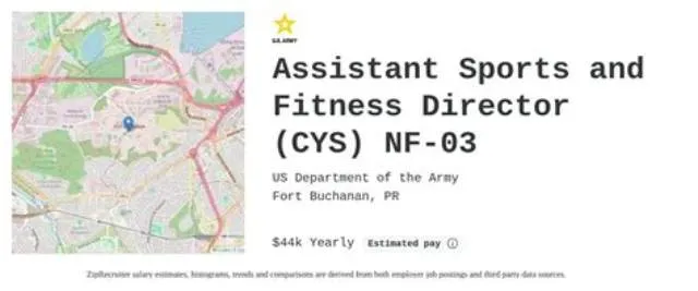 Fitness Specialist (Cys) Nf-03 job opening at United States Army Installation Management Command