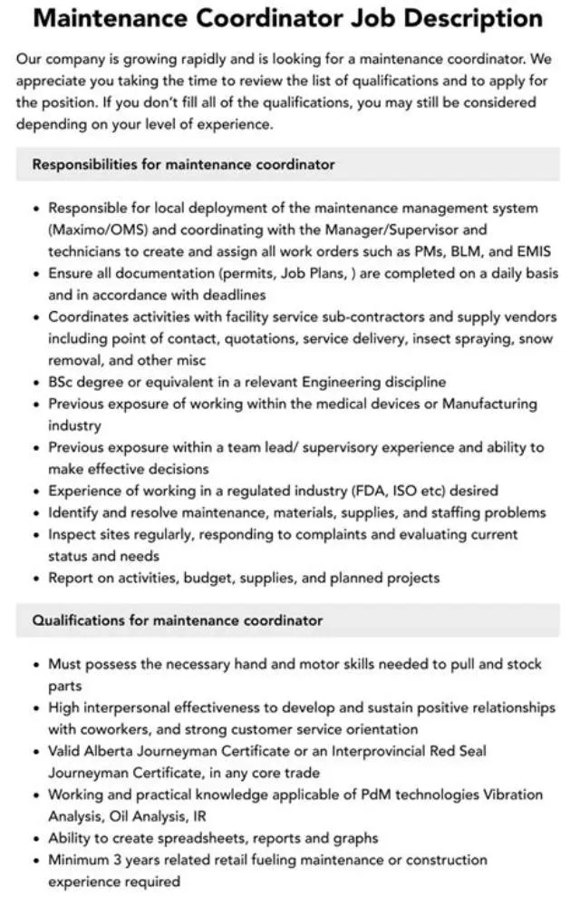 Maintenance Coordinator job opening at Commander, Navy Installations Command
