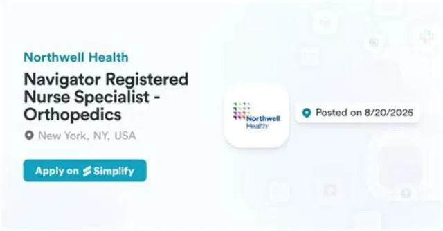 Registered Nurse - Orthopedics Navigator job opening at Veterans Health Administration