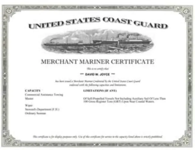 Merchant Mariner Safety And Suitability Screener job opening at U.S. Coast Guard