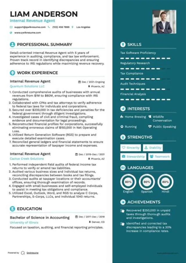 Internal Revenue Agent (Compliance Program Analyst) job opening at Internal Revenue Service