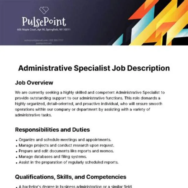 Administrative Specialist job opening at Veterans Health Administration