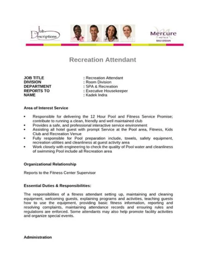 Rec Attendant Nf1* job opening at U.S. Marine Corps
