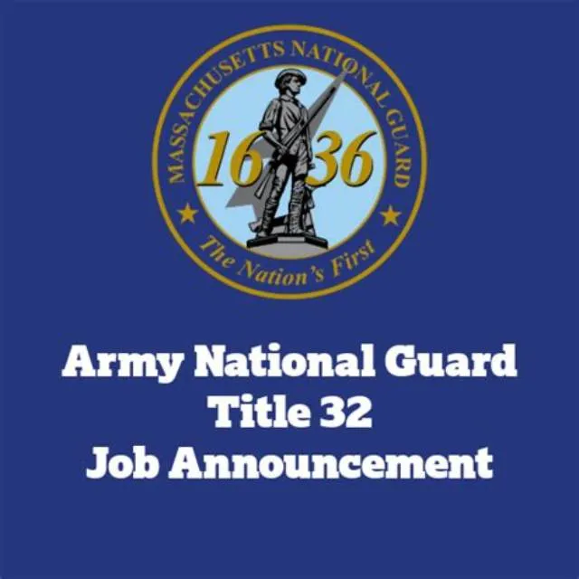 Equipment Specialist (Title 32) job opening at Army National Guard Units