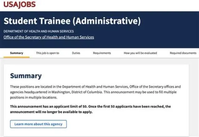 Student Trainee (Administrative) job opening at National Oceanic And Atmospheric Administration