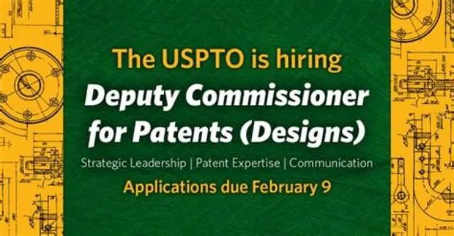 Deputy Commissioner For Patents job opening at Patent And Trademark Office