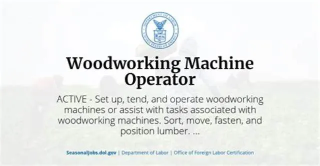 Woodworking Machine Operator Supervisor (Woodworking Machine Operator Foreman) job opening at Bureau Of Prisons/Federal Prison System