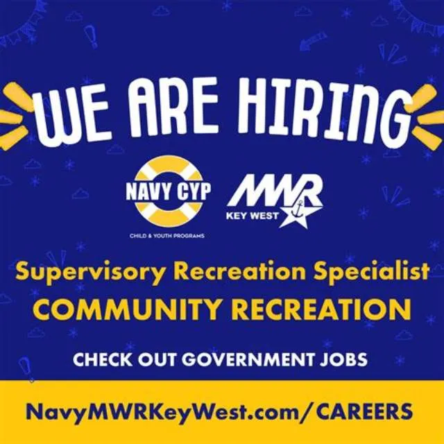 Supervisory Recreation Specialist Community Recreation job opening at Commander, Navy Installations Command