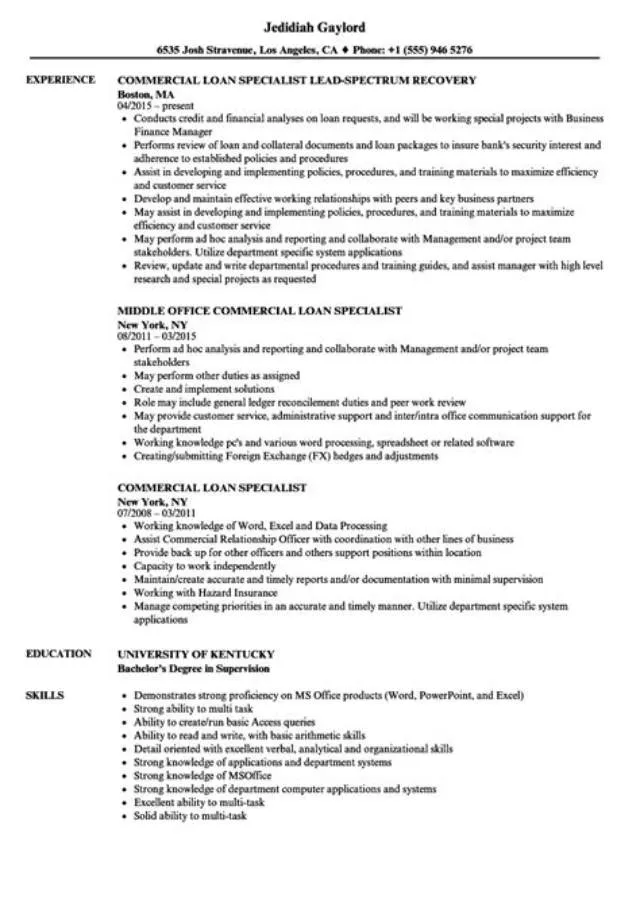 Loan Specialist (Commercial) job opening at Agriculture, Rural Development