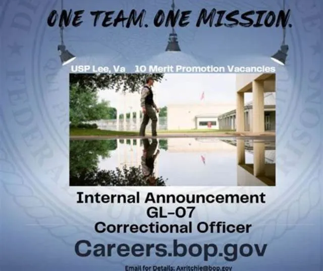 Correctional Officer (Senior Officer Specialist) job opening at Bureau Of Prisons/Federal Prison System